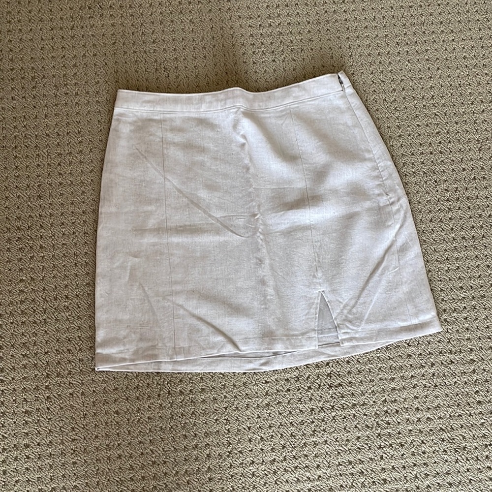 Abercrombie and Fitch Linen mini skirt size medium